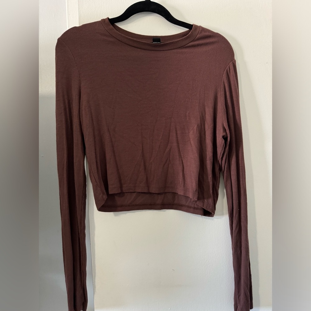 ⚡️3/$20⚡️ Basic ribbed/ cropped long sleeve t-shirt